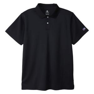 Champion(チャンピオン) ポロシャツ POLO SHIRT L ブラック C3XS396 1枚（直送品）｜LOHACO 直送品グループ1