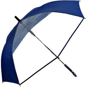 アテイン 学童 子供用 55cm ジャンプ 傘 長傘 2コマビニールタイプ 紺 ネイビー 1277NV 1セット(3本)（直送品）