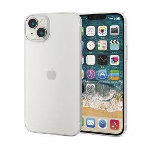 iPhone14 Plus ケース カバー ソフト 耐衝撃 衝撃吸収 軽量 薄型 カメラ周り保護 クリア エレコム 1個（直送品）