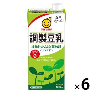 マルサン　調製豆乳　1000ml　1箱（6本入）　