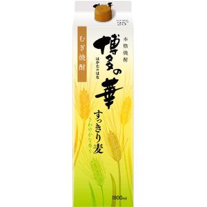 本格焼酎 博多の華すっきりむぎ パック 25度 1.8L 福徳長酒類