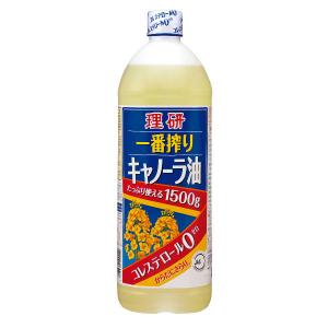 理研　一番搾りキャノーラ油　コレステロールゼロ　1500g　1本｜LOHACO by アスクル