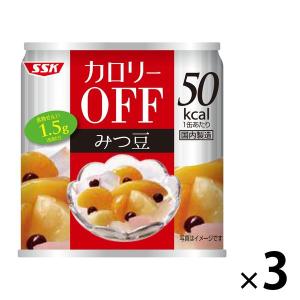 清水食品　カロリーOFF（オフ）　みつ豆　1セット（3缶）　缶詰｜LOHACO by ASKUL