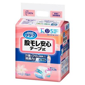 リリーフ 股モレ安心テープ式 大人用紙おむつ テープ L 1個（13枚入） 花王