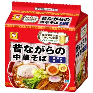 袋麺 マルちゃん 昔ながらの中華そば しょうゆ（醤油）味 1セット（5食パック×1） ノンフライ麺｜LOHACO by アスクル