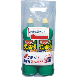 サンポール トイレ 掃除 洗剤 便器の黄ばみ 尿石除去 500mL 2本パック 大日本除虫菊｜LOHACO by ASKUL