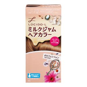 ルシードエル ミルクジャムヘアカラー＃カフェシフォン レディース用 髪染め 1剤40g・2剤80ml・TR5g  マンダム（医薬部外品）