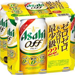 新ジャンル　第3のビール　アサヒオフ　500ml　1パック(6本入)　缶