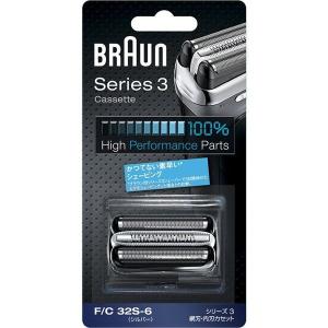 ブラウン BRAUN 替え刃（替刃）シリーズ3用 網刃・内刃一体型カセット シルバー F/C32S-6 1個 P＆G 髭剃り