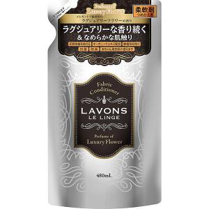 ラボン　LAVONS　柔軟剤　詰め替え　ラグジュアリーフラワー　480ml