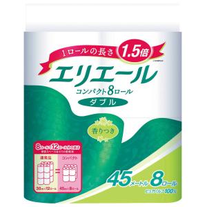 エリエール（elleair） 大王製紙 エリエールトイレットコンパクト 45m