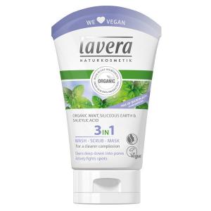 Lavera（ラヴェーラ） 3in1ディープウォッシュマスク （洗顔、スクラブ、マスク）　125mL