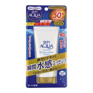 【アウトレット】【店頭戻り品】スキンアクア スーパーモイスチャーエッセンス SPF50+/PA++++80g ロート製薬