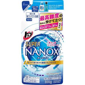 トップ スーパーNANOX（ナノックス） 詰め替え 360g 1個 衣料用洗剤 ライオン