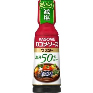 カゴメ　醸熟ソース塩分50%カットウスター180ml｜LOHACO by アスクル