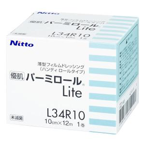 Nitto 優肌パーミロールLite L34R10 10cm×12m 4箱