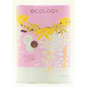 トイレットペーパー 6ロール 再生紙 シングル 200m 芯なし エコロジー芯なしトイレットロール 1パック（6個入） 特種東海エコロジー