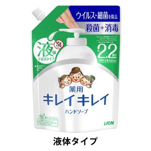 キレイキレイ　薬用液体ハンドソープ　詰替450mL　【液体タイプ】　ライオン