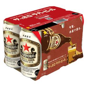 （数量限定）ビール サッポロビール ラガービール 350ml 缶 6本