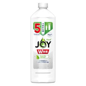 【アウトレット】W除菌ジョイ コンパクト 食器用洗剤 緑茶の香り 詰め替え 特大 700mL 1個　スポンジ除菌　まな板除菌