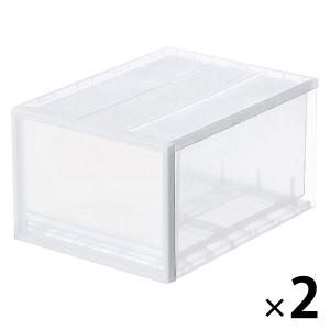 無印良品（MUJI） 収納 「2個セット」ポリプロピレン 収納ケース 大