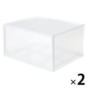 無印良品 ポリプロピレン 収納ケース ワイド  大 約幅55×奥行44.5×高さ30cm 良品計画