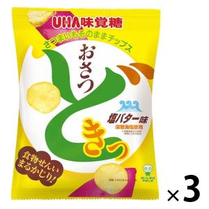 おさつどきっ 塩バター味 3袋 味覚糖 スナック菓子 おつまみ｜LOHACO by ASKUL
