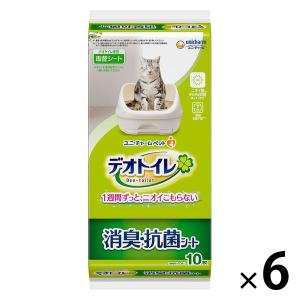デオトイレ １週間消臭・抗菌シート 10枚×6袋 ユニ・チャーム