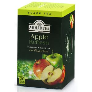 【 紅茶 ティーバッグ 】 AHMAD TEA (アーマッドティー） アップル 1箱 20袋 ［ フルーツティー 個包装］｜LOHACO by ASKUL