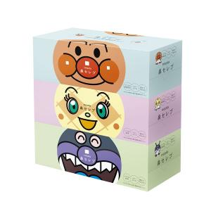 ティッシュペーパー　保湿　180組（3箱入）　ネピアアンパンマン鼻セレブ　王子ネピア