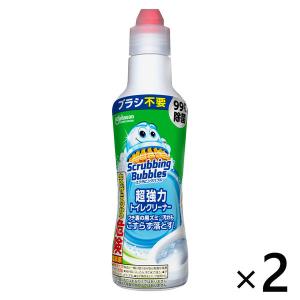 【お得なセット】スクラビングバブル 超強力トイレクリーナー （本体 400g×2） ジェル ボトルタイプ トイレ洗剤 トイレ掃除 使い捨て ジョンソン