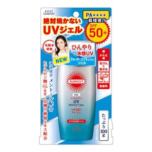 サンカット 日焼け止めジェル ウォータースプラッシュ クールタイプ SPF50+/PA++++ 100g コーセーコスメポート