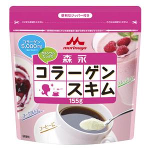 森永乳業 コラーゲンスキム 1袋（155g） 低脂肪 高たんぱく 高カルシウム ジッパー付き｜LOHACO by ASKUL