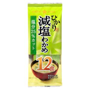 ひかり味噌 ひかり即席みそ汁減塩わかめ 12食 1袋