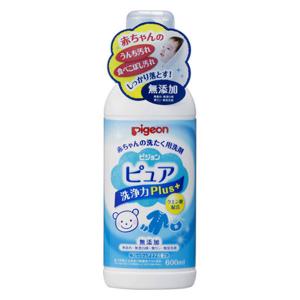 ピジョン 赤ちゃんの洗たく用洗剤 ピュア洗浄力プラス 本体 600ml 1個