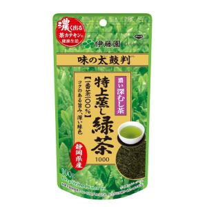 【水出し可】伊藤園 味の太鼓判 特上蒸し緑茶1000 1袋（100g）