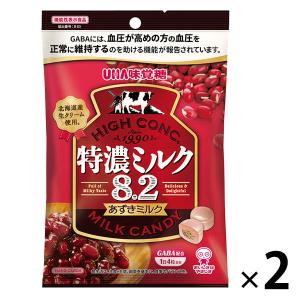 特濃ミルク8.2 味覚糖 機能性表示食品 あずきミルク 93g×4袋セット