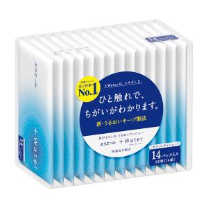 ポケットティッシュ 14パック入 エリエール+Water 大王製紙　（イチオシ）｜LOHACO by アスクル