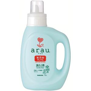 アラウ. 洗たく用せっけん ゼラニウム 1.2L 1個 衣料用洗剤 サラヤ