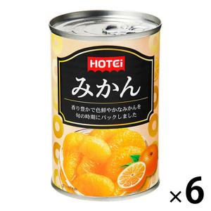 みかん　輸入品　1セット（6缶）　ホテイフーズの商品画像