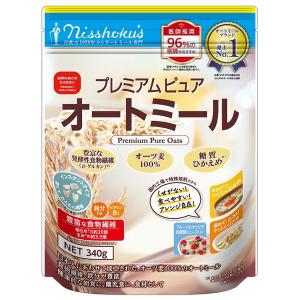 日食　プレミアムピュアオートミール　340g　1個 シリアル　フレーク　オートミール