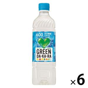 【セール】サントリー GREEN DA・KA・RA（グリーン ダカラ）（冷凍兼用ボトル）600ml 1セット（6本）｜LOHACO by ASKUL