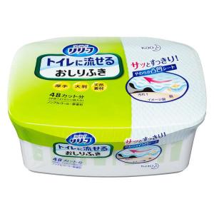 花王　リリーフ（R）　トイレに流せるおしりふき　本体の商品画像