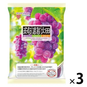 マンナンライフ 蒟蒻畑 ゼリー まとめ買い ぶどう味 10個×12袋 【賞味