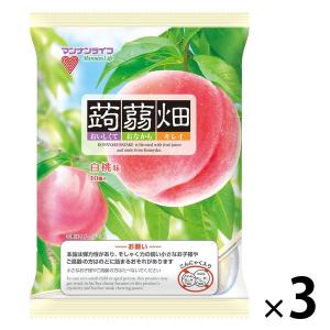 マンナンライフ　蒟蒻畑　白桃味　3袋｜LOHACO by アスクル
