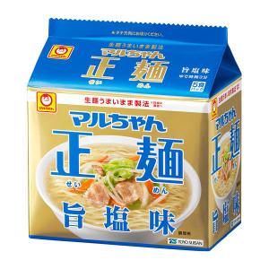 マルちゃん正麺　旨塩味　5食パック