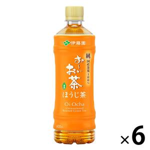 伊藤園 おーいお茶 ほうじ茶 600ml 1セット（6本） お茶 緑茶 ペットボトル（イチオシ）｜LOHACO by アスクル