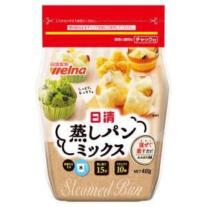 日清製粉ウェルナ お菓子百科 蒸しパンミックス （400g） 1袋 製菓材 手作りお菓子