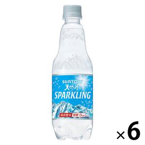 【炭酸水】サントリー 天然水 スパークリング 500ml 1セット（6本）