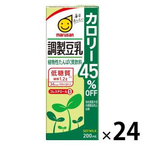 LOHACO - 調製豆乳 カロリー45%オフ 200ml 1箱（24本入